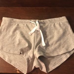 grey lounge shorts
